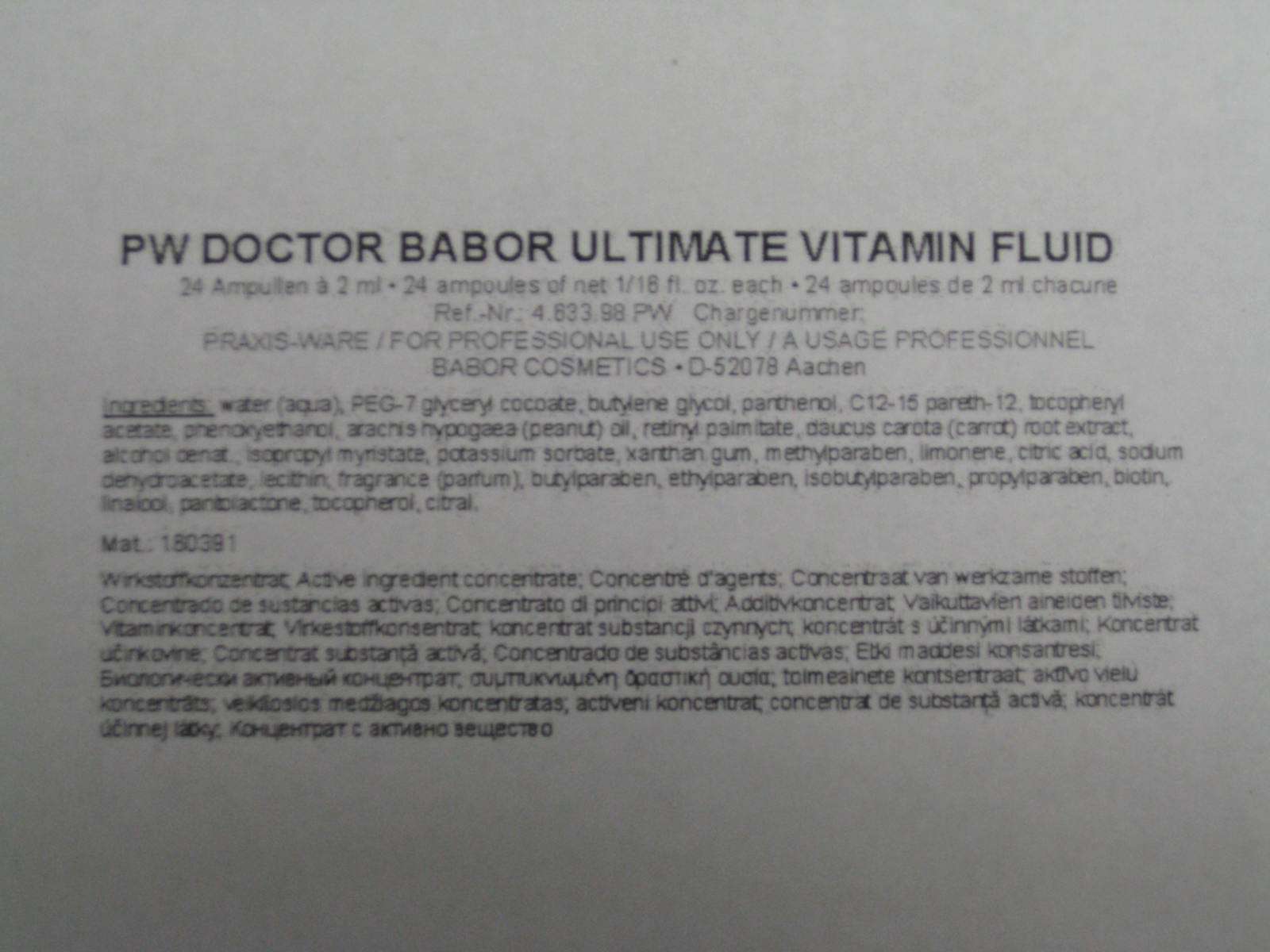 DR. BABOR Ultimate Vitamin